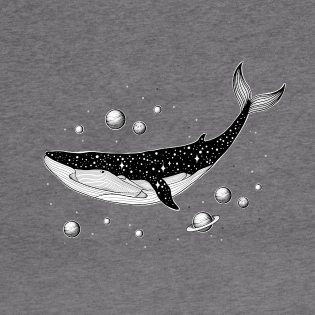 Dreamy Bluewhale by Episodic Drawing